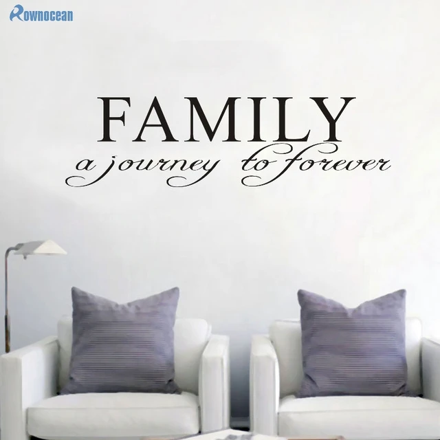family wall decal family a journey to forever family room wall decor