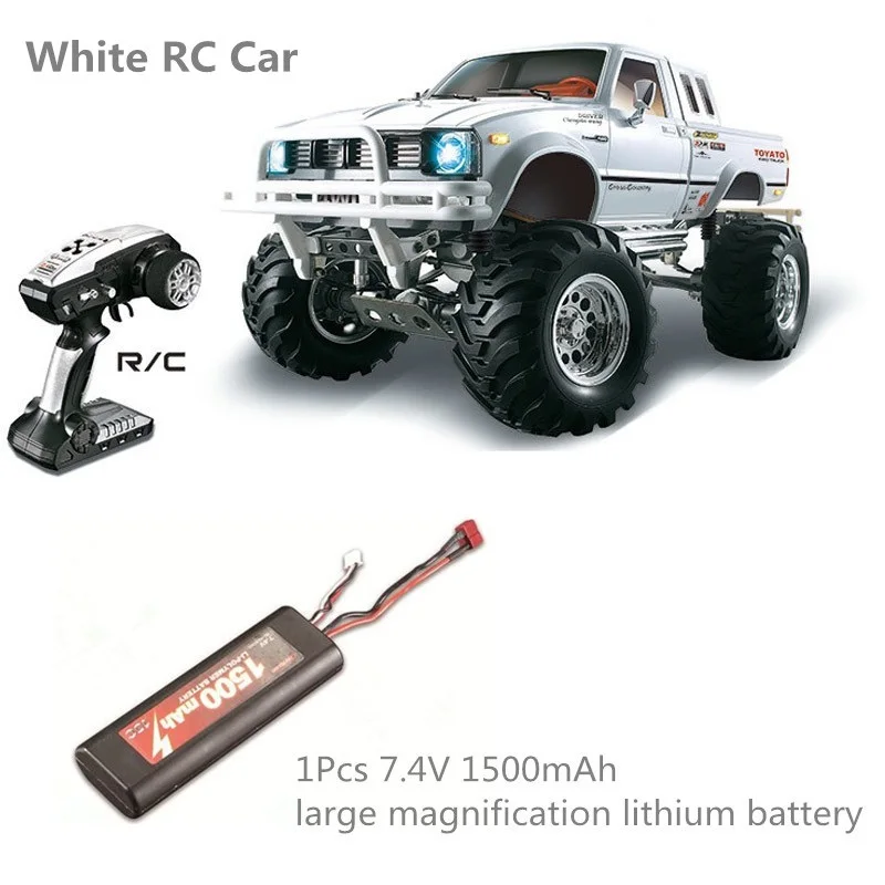 1:10 2,4G 4WD 3CH полностью металлический корпус 4X4 пикап Rock wheel RTR 320A независимый ESC RC четырехколесный внедорожный пикап - Цвет: as the picture shows