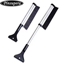 

Extendable Telescoping Snow Brush - Ice Scraper for Car, Retracts From 43 to 61 cm for Easy Storage - Reaches Entire Windshield