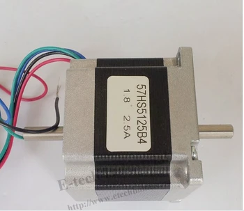 

3pcs/lot 6.35mm Dual Shaft NEMA23 Stepper Motor 153oz-in Body Length 51mm CE ROHS CNC Stepping Motor