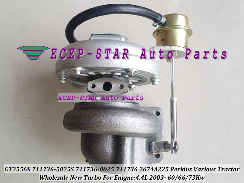 GT2556S 711736-5025S 711736-0025 711736-0029 2674A225 Turbo For Perkins Various Tractor 4.4L 2003- 60 66 73Kw  (4)