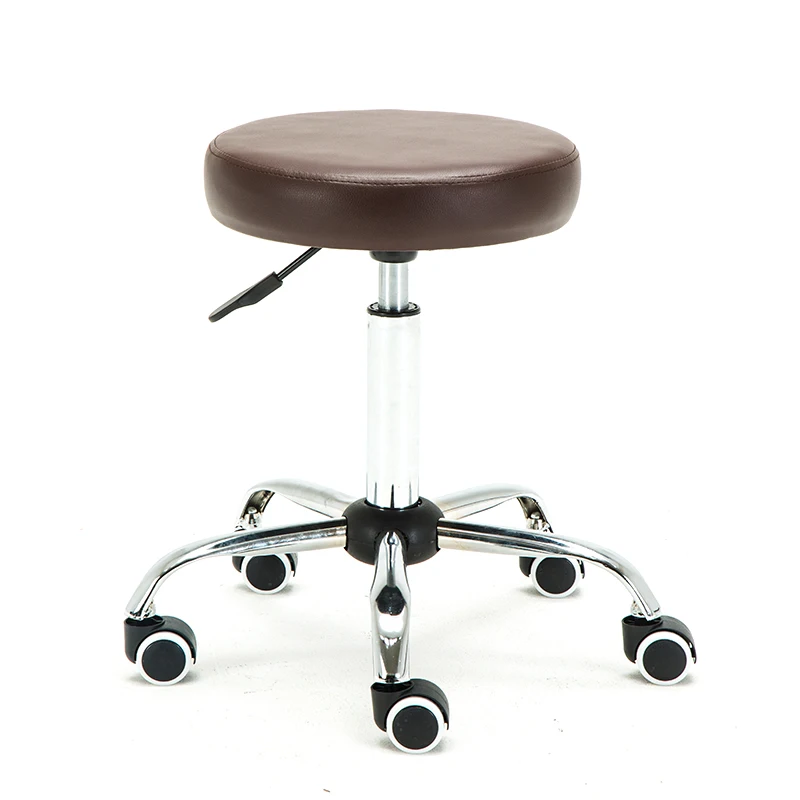 Массажный стул изогнутой формы табурет портативный педикюр для Салан спа тату лица коммерческий массаж поворотный стул кожа подушка сиденье