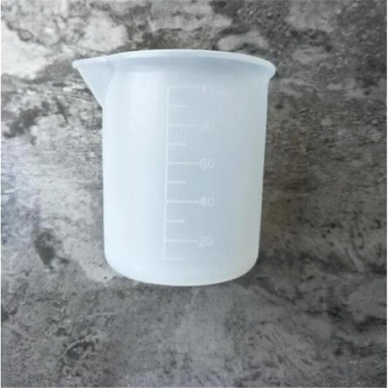 

Washless Silica Gel Measuring Cup DIY Handmade Tool with Scale 100ml Gum Adjusting Cup 010052