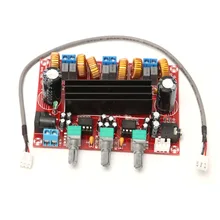 2,1 канальный цифровой усилитель мощности 12 V-24 V Широкий напряжение TPA3116D2 Усилитель мощности доска 2*50W+ 100W