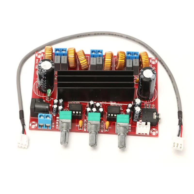2.1 channel digital power amplifier board 12V 24V wide voltage