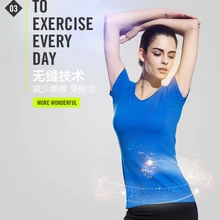 Женские дышащие быстросохнущие спортивные топы для спортзала свободные футболки с круглым вырезом одежда для фитнеса Высокое качество