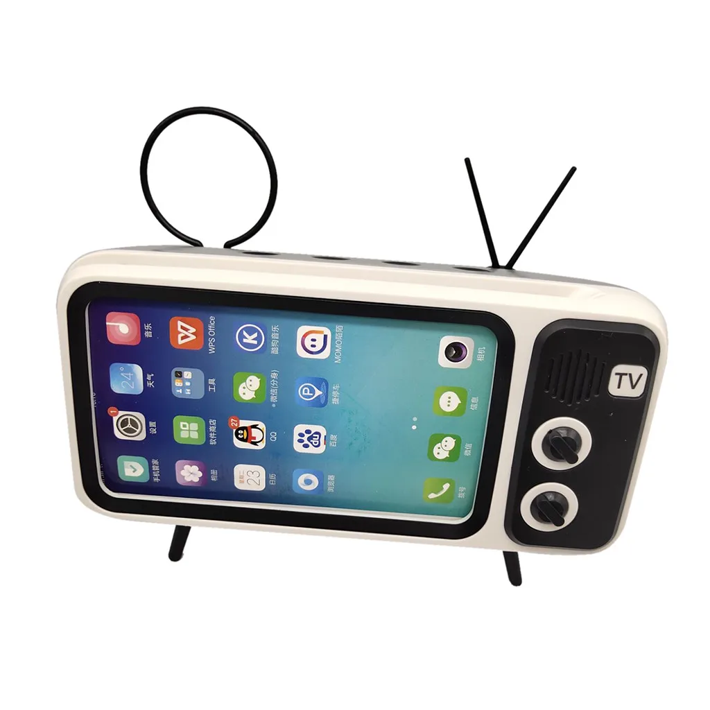 VOBERRY Wireless Bluetooth 4.2 Speaker With Mobile phoneTV Holder