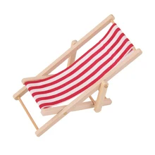 ABWE Лучшая деревянный стул в полоску для 1/12 кукольный домик миниатюрная мебель 11 см/4,33 дюймов 3 вида цветов