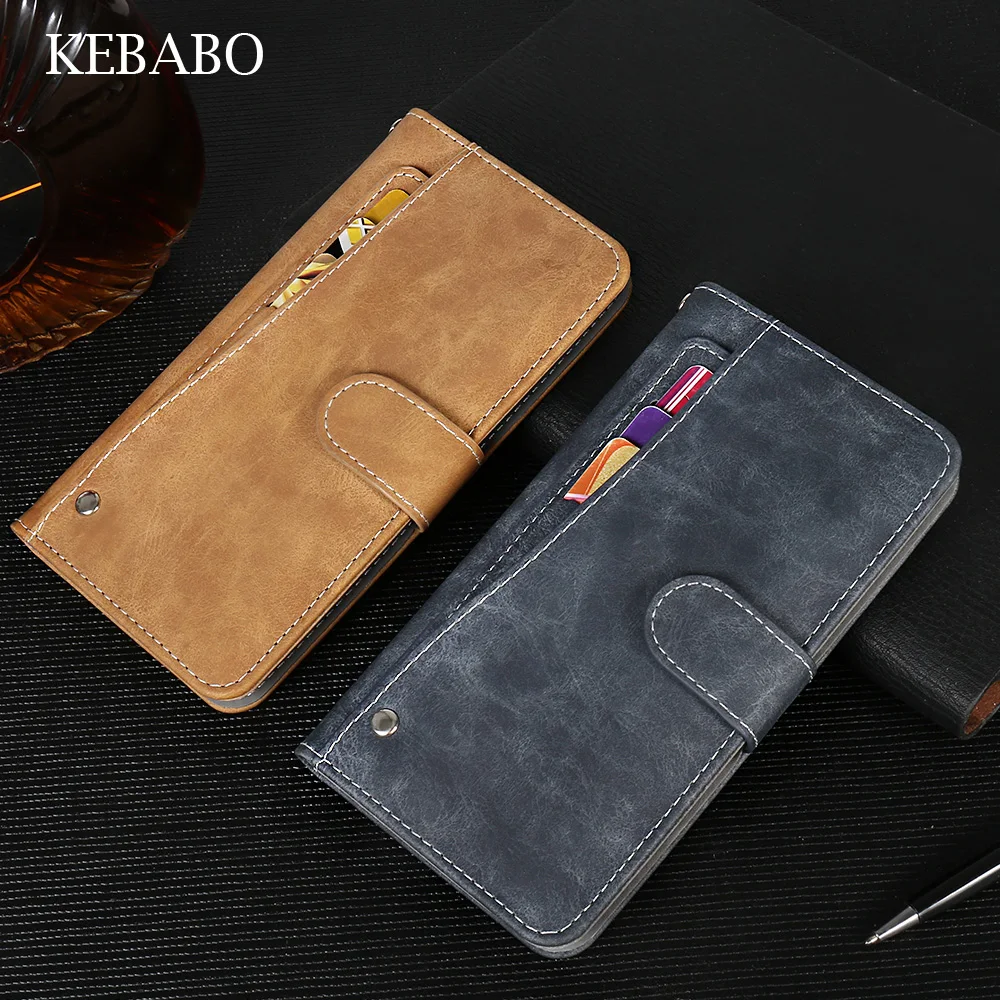 

New Design! Luxury Wallet Vintage Flip Leather Case Phone Protective Cover For Philips S327 Case With Card Slots