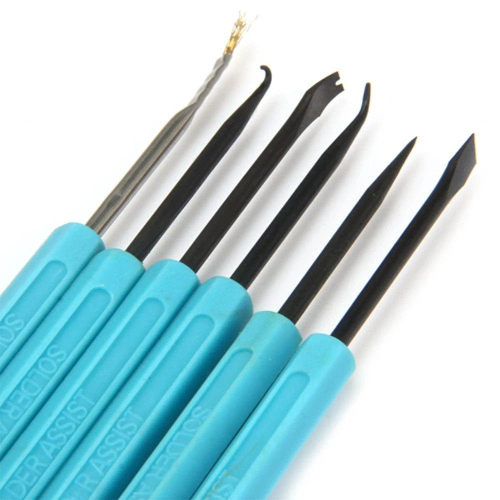 6Pcs Desoldering Aid Tool Kit Circuit Board Auxiliary Welding Tool 2