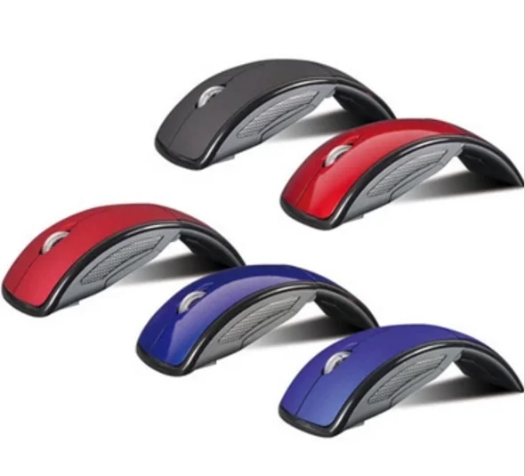 hot selling Colorful Wireless mouse 2.4GHz USB folding fashion Mice