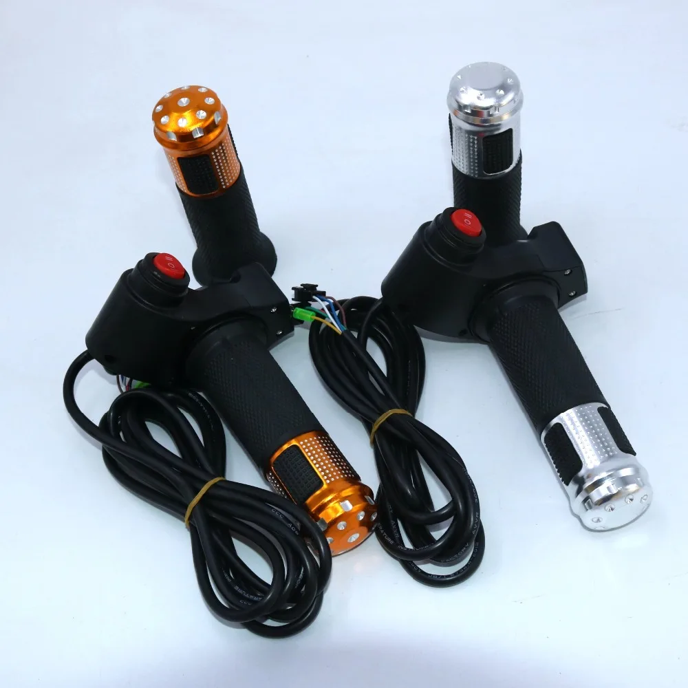 

Silver/Gold Greentime 12V-84V Electric Bicycle Thtottle with 3 speed and Digital indicator