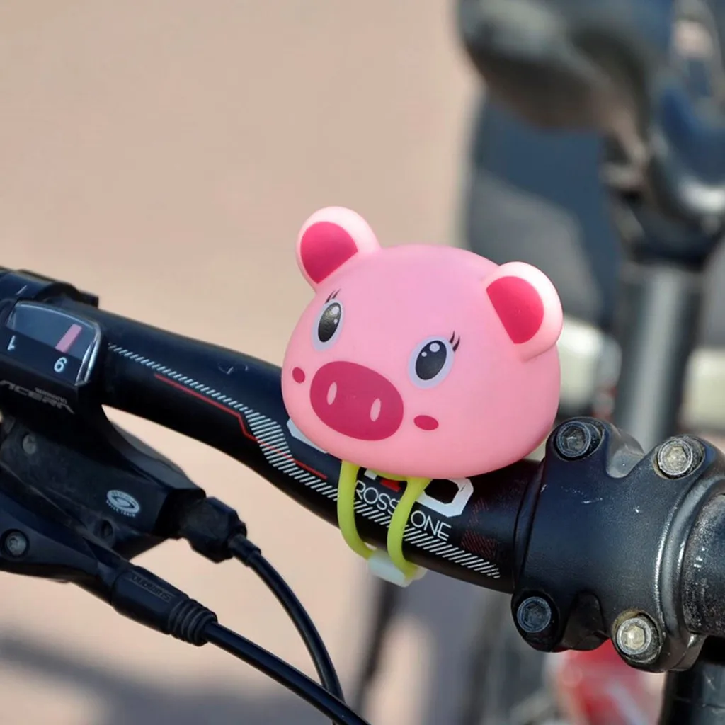 

Bicycle Lamp Cartoon Pig Monkey Bicycle Bells Handlebar Head Light Shining Bicycle Light Bicycle Accessorie a604