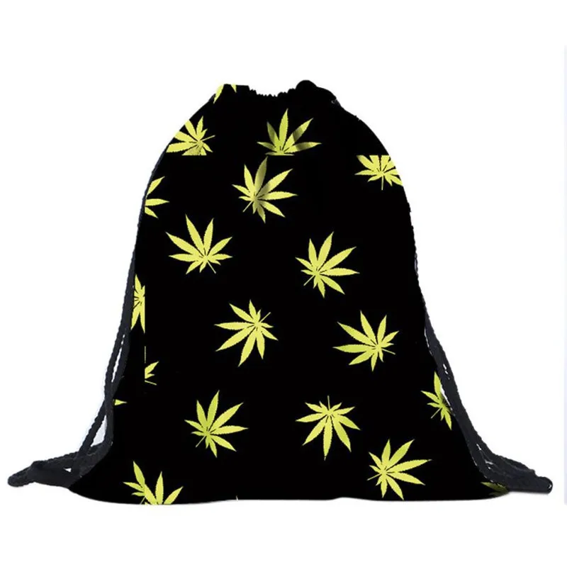 

Sleeper #5001 New Fahion Unisex Emoji 3D Printing Bags Empate bolso Drawstring simple design casual hot sale 2018 Free Shipping