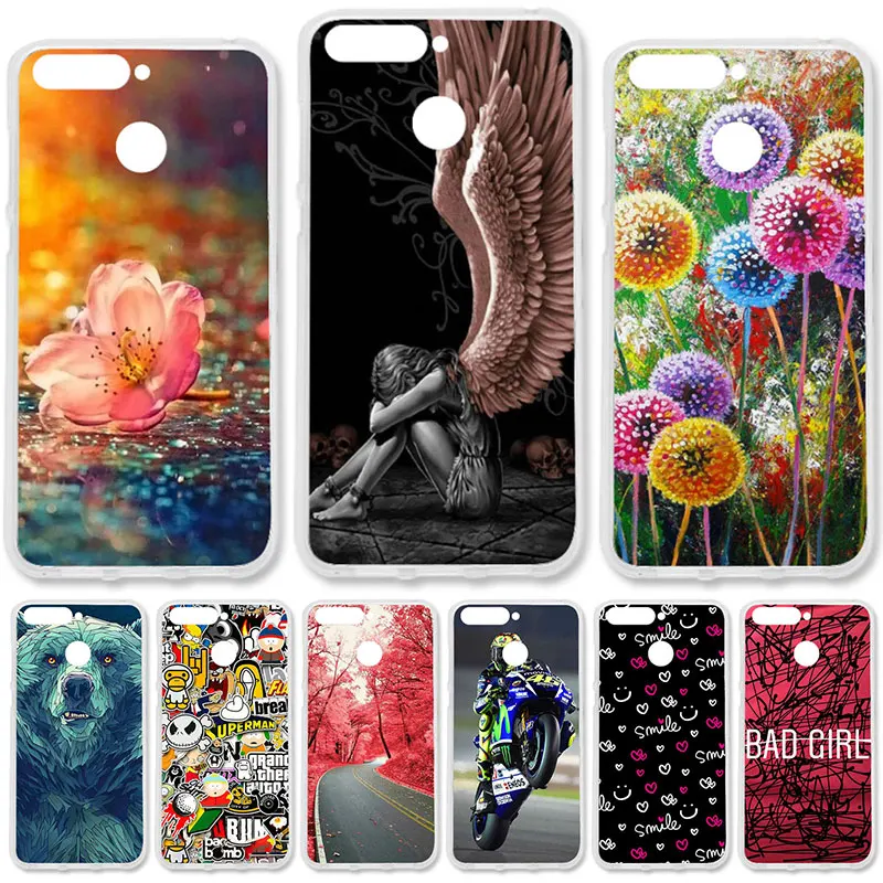 

TAOYUNXI Soft Cases For Huawei Y6 Prime 2018 Honor 7A Pro Honor 7A High Edition ATU-AL10 honor 7C Russian Version Enjoy 8E Cover