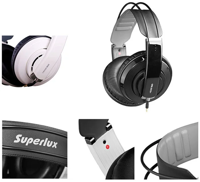 Superlux HD681 EVO обновленная версия динамического полуоткрытого аудио мониторинга наушников съемный аудио кабель HiFi стерео гарнитура