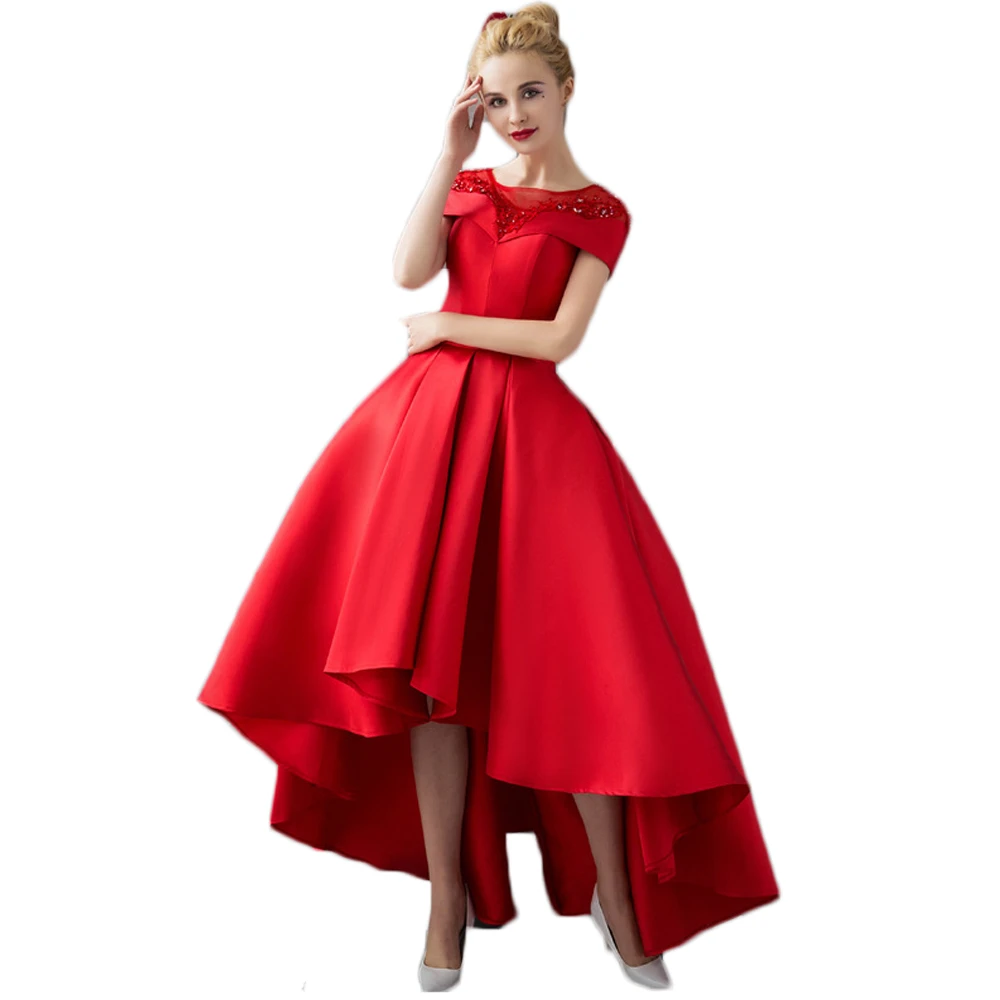 satin lace up formal dress