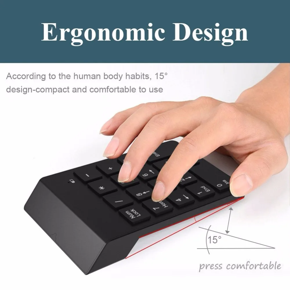 2.4G Wireless USB Numeric Keypad