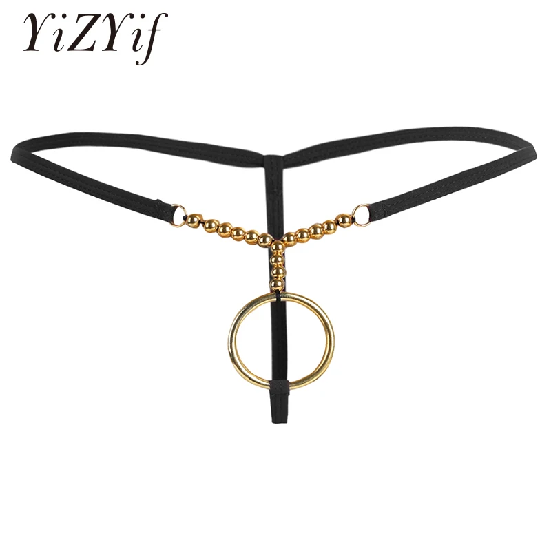 Стринги YiZYiF jockstrap мужские пикантное нижнее белье уплотнительные кольца и бусины