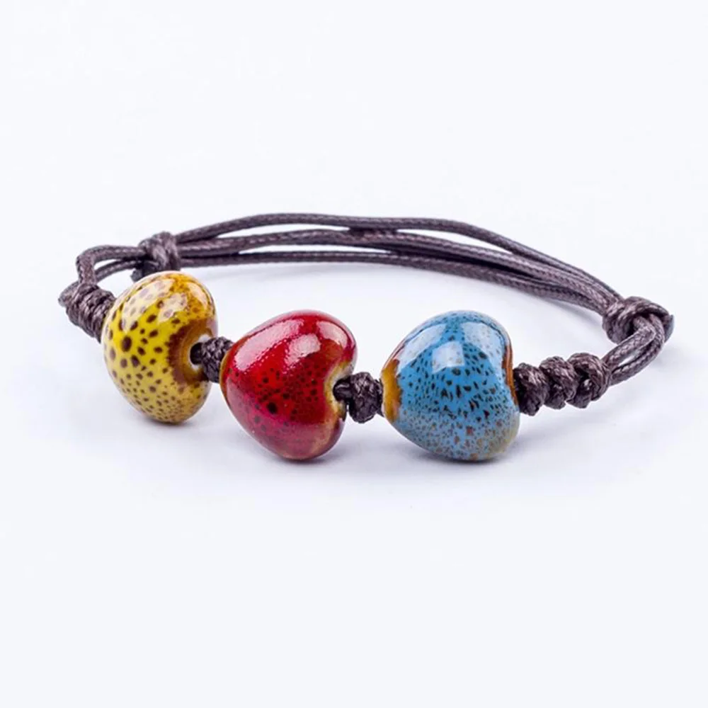 1 шт. модный браслет DIY Boho керамический Простой Привлекательный браслет простой привлекательный браслет для женщин керамический лучший подарок Прямая