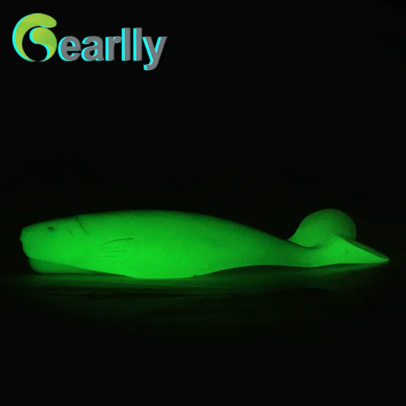 2016 20pcs/lot new lighting luminous fishing swim shad lure glowing in night | Спорт и развлечения