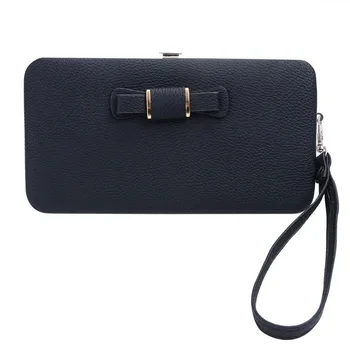 

Fashion Clutch Solid Long Wallet Women PU Leather Wallets Female Card Holder Lady Coin Purse Money Bag Carteira Feminina