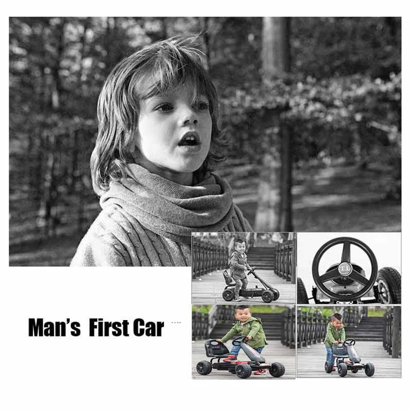 Детская педаль Go Kart с EVA твердыми колесами