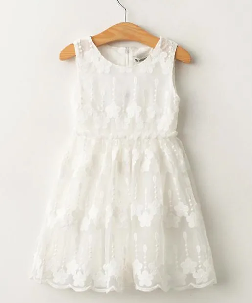 white sundress for toddler girl