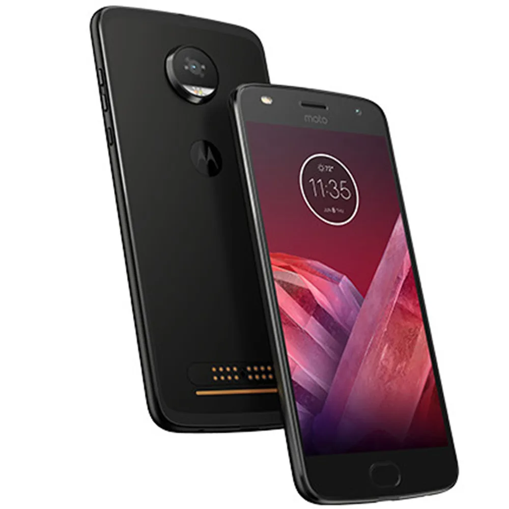 Смартфон Motorola MOTO Z2 Play 4G LTE, 4 Гб ОЗУ, 64 Гб ПЗУ, Восьмиядерный процессор 5,5 дюйма, камера 12 Мп+ 5 МП, Android 8, две sim-карты, мобильные телефоны