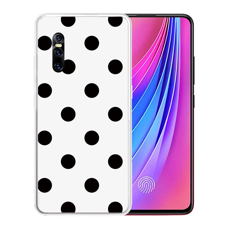 2019 New Arrivals Soft Silicone TPU Case for Vivo V15 Pro Wave Point Phone Cases Cover Coque Fundas