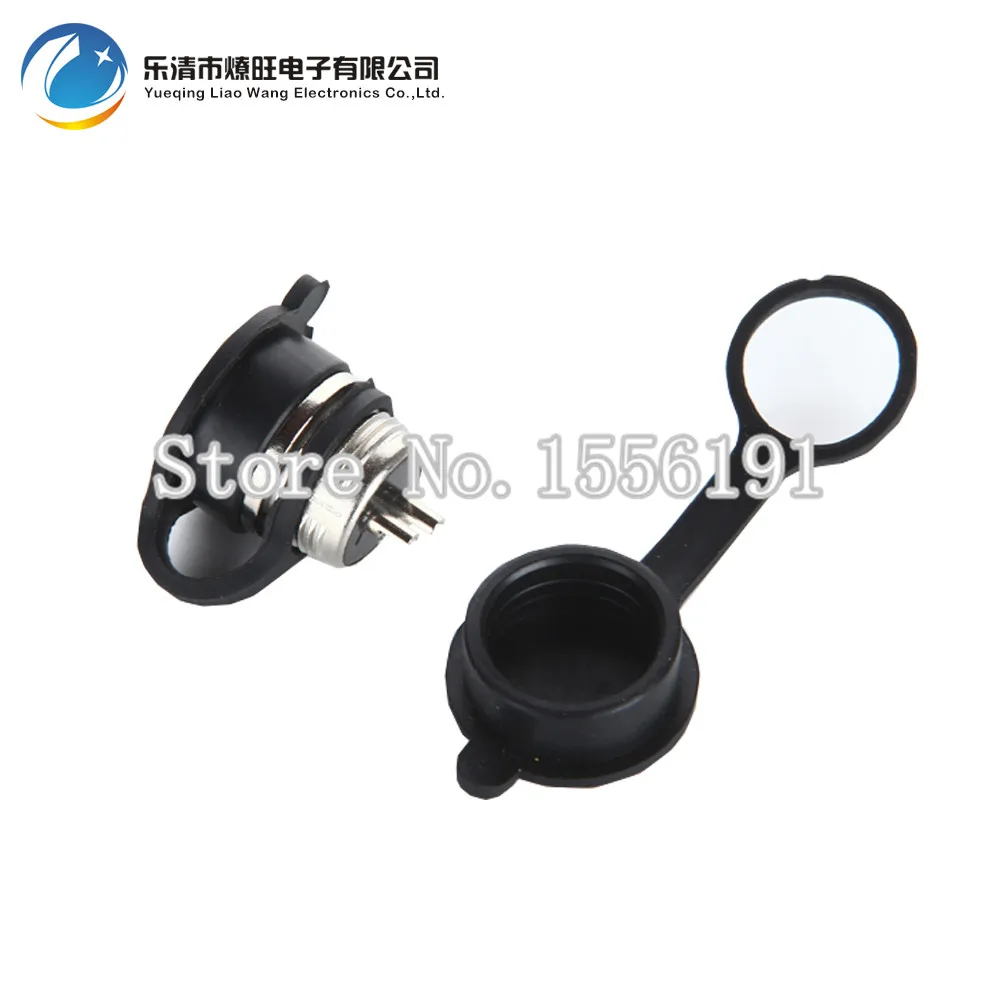 5pcs 16mm socket for GX16 Aviation Plug plastic dust cap Waterproof