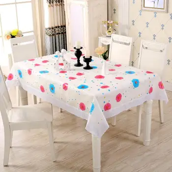 

Waterproof & Oilproof Wipe Clean Tablecloth Dining Kitchen Table Cover Protector Oilcloth Fabric Covering