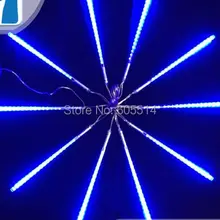 [Seven Neon] AC110-220V 3 м 10 шт./компл. 10 Вт 30 см длинные 36 светодиодов/шт 3528led smd Синяя светодиодная лампа трубка Метеор