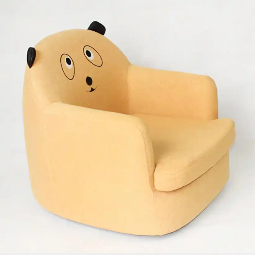 Wooden Baby Cartoon Sofa High Quality Cute Children Chair 53 58