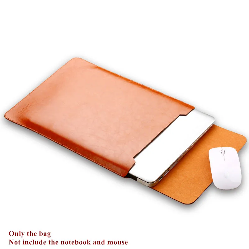 Чехол-сумка для Xiao mi Red mi Book 14 дюймов mi book Red mi Book кейс для ноутбука, планшета, ПК Защитный чехол в подарок - Цвет: brown