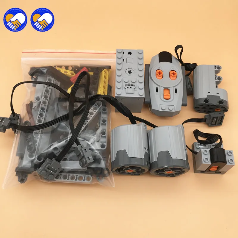 

Technic Parts 8800 Power Function Motors Set For 42083 Bugattied Chiron Racing Car Model Building Kits Blocks Bricks Toys