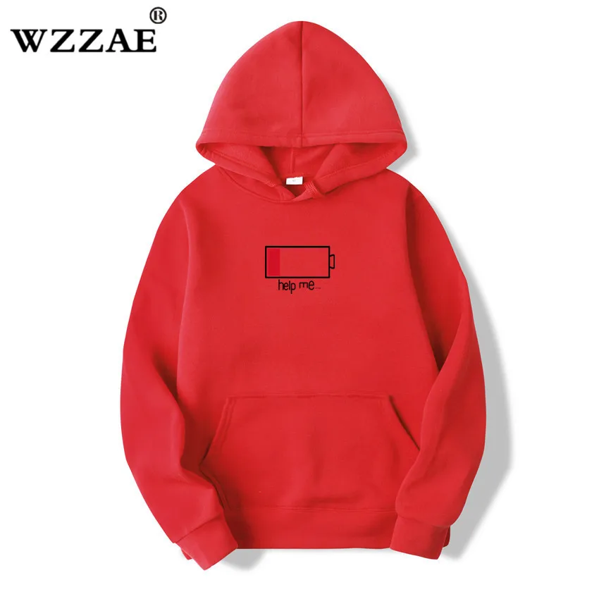 Skup WZZAE 2018 pomóc ubogim mi bluzy mężczyźni 3D kreatywny bluzy z kapturem moda Streetwear Hip Hop czarna bluza z kapturem mężczyzna Plus rozmiar S XXL