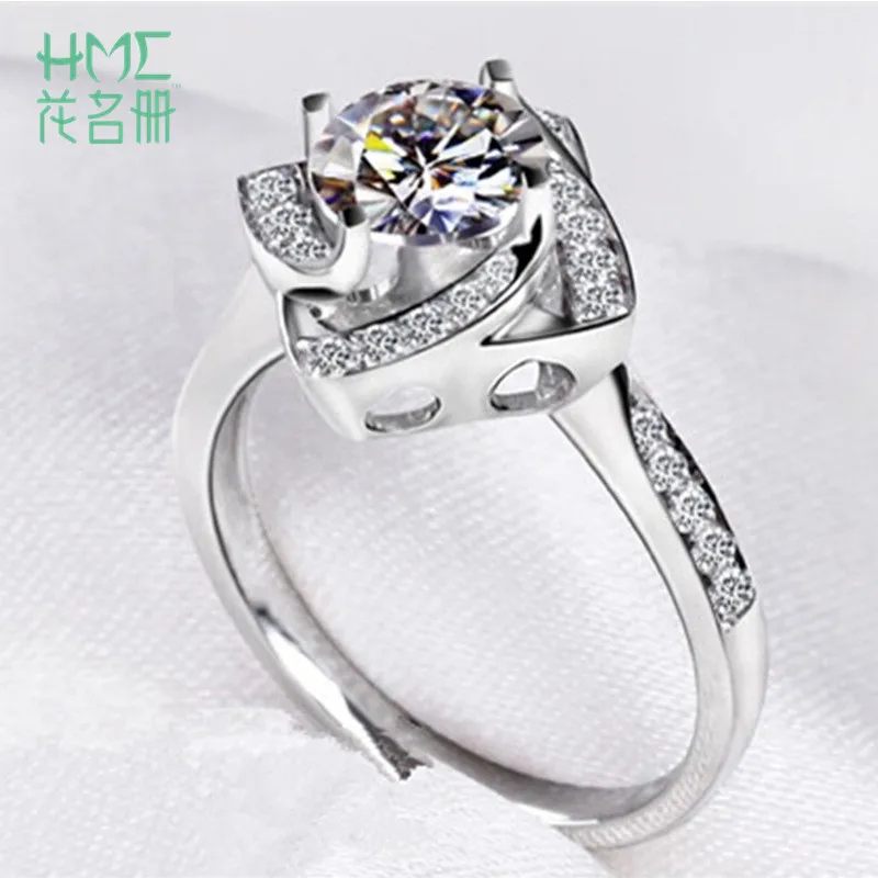 

High Quality Female Beautiful Rings Inlay Crystal Stainless Steel Plated Rings Silver Color Fashion Jewelry for Lovers