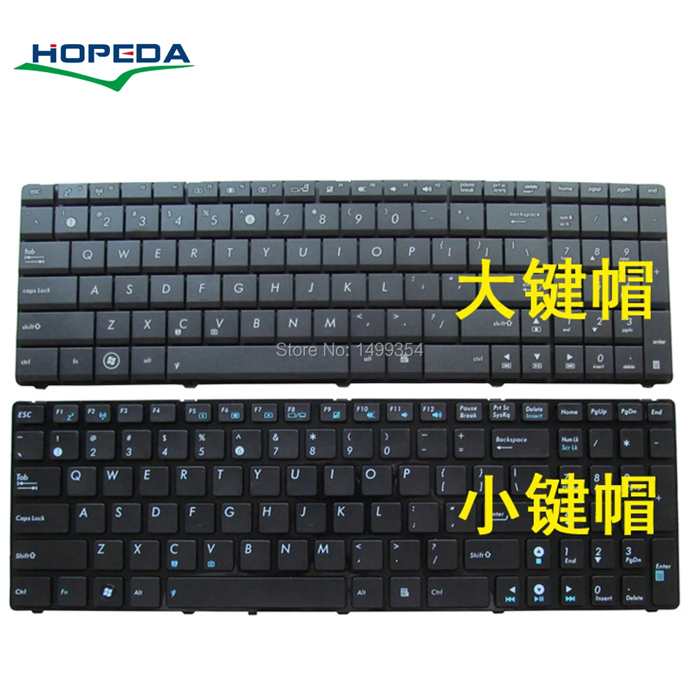 

New Laptop Keyboard For ASUS X54C N73S P52E N51V P52E N73S G73 K52 G51 K55X VX7 Keyboard Replacement