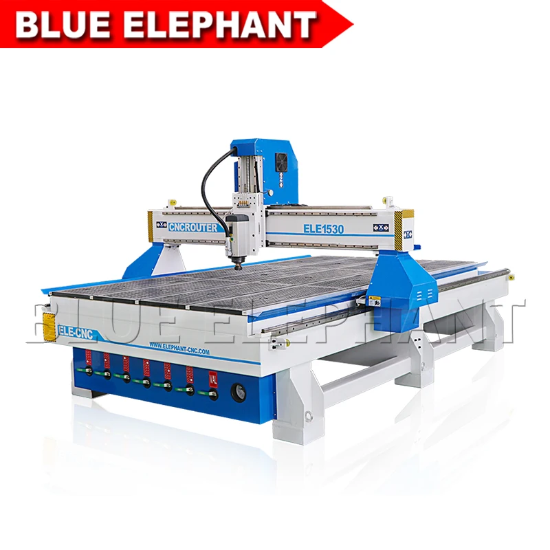 Blue Elephant 1530 cnc router engraver drilling and milling wood cutting machine price made in china | Инструменты