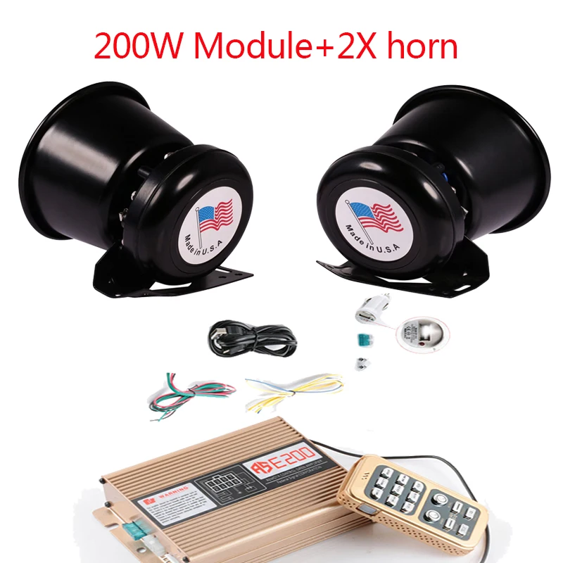 Wholesale 4QkXJ LARATH Per Polizia Fuoco Auto Camion Avvertimento di Allarme Forte Sirena Horn 12 V 200 W 400 W Sistema di Altoparlanti Modulo audio 8 di emergenza auto corno Wholesale 4QkXJ LARATH Per Polizia Fuoco Auto Camion Avvertimento di Allarme Forte Sirena Horn 12 V 200 W 400 W Sistema di Altoparlanti Modulo audio 8 di emergenza auto corno