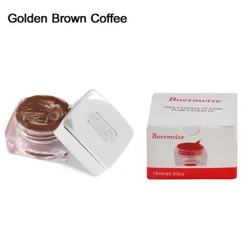 

Tattoo Pigment Permanent Makeup Ink Golden Brown Coffee Non-toxic Eyebrow Microblading for Tattoo Machine Ink Cups Beauty Makeup