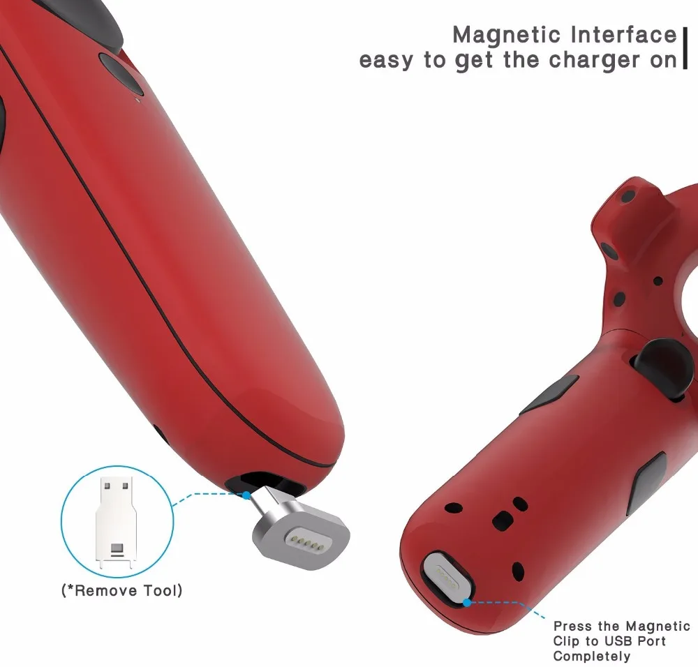 Контроллер беспроводной магнитной адсорбции зарядка двойная зарядная станция для htc VIVE/PRO VR контроллер двойная ручка зарядка