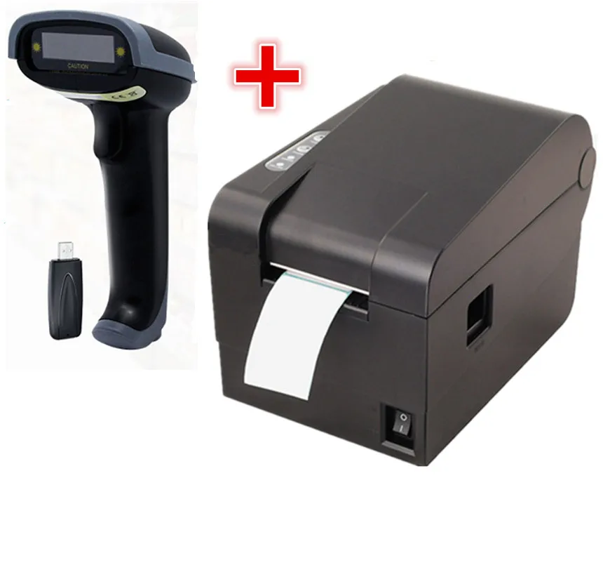 1 шт. беспроводной сканер + бирка для одежды 58 мм|barcode printer|thermal barcode printerlabel printer |