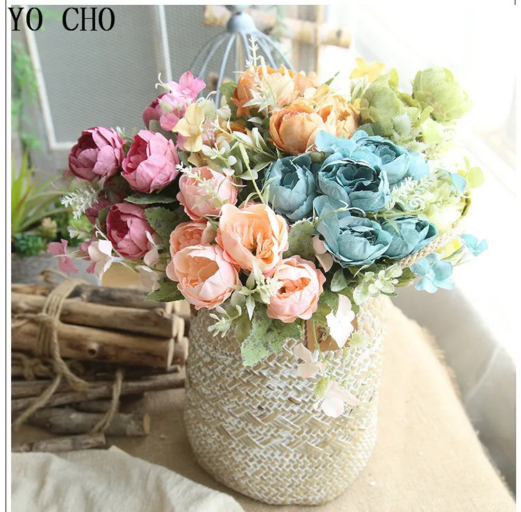 artificial flower peonies decor for home