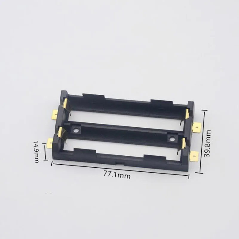 Высококачественные Аккумуляторные коробки SMT SMD 2X18650 1 шт./лот с бронзовыми