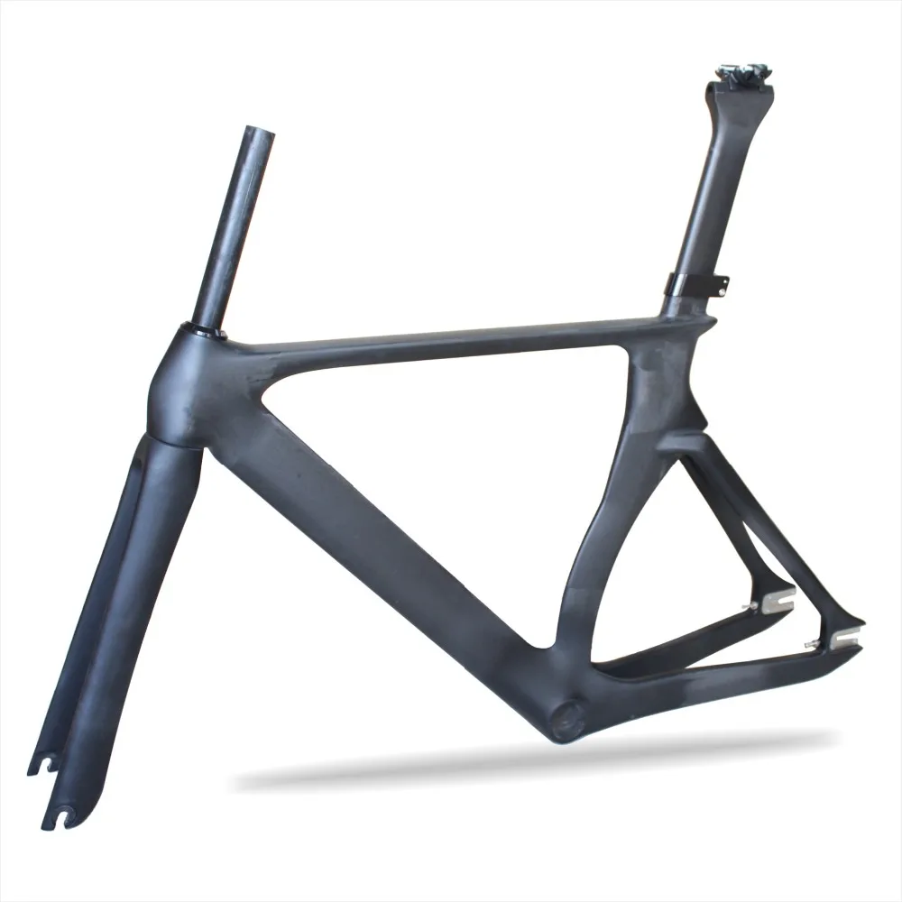 MIRACLE Track Frame полностью карбоновое волокно велосипедная Рама с подседельный штырь