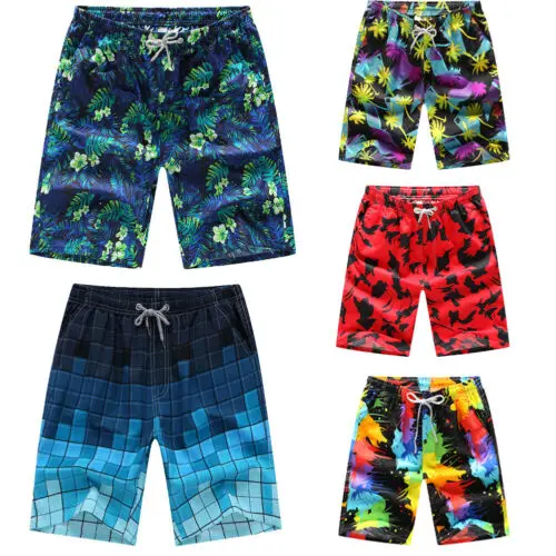 

Mens Hawaiian Swimming Shorts Board Surf Shorts Sports Swim Trunks