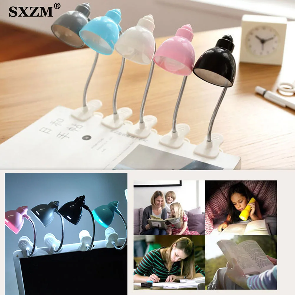 

Luminaria Night Light Battery Powered LED 360 Degree Rotating Table Lamp Eye Protection Reading Book Lights for Children study