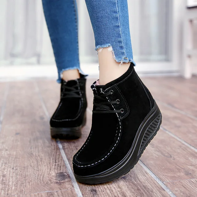 NEU Damen Schuhe High Top Stiefel Punk Rock sneakers Schwarz Weiß Stiefel 40